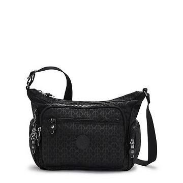 Kipling Gabbie Small Printed Çapraz Askılı Çanta Siyah | TR 2068PJ